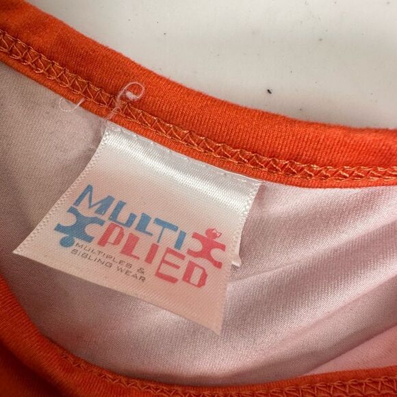 EUC Toddler Girls Short Sleeve Twirl Crayola Orange Dress - Size 2T - Picture 5 of 8